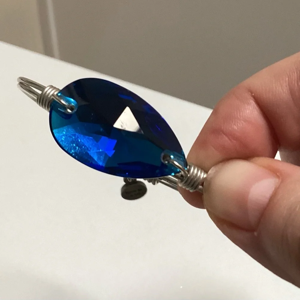Luca & Danni royal blue bauble bangle - Picture 5 of 7